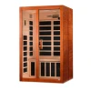 Saunas Dynamic Santiago Elite 2 Person Ultra Low EMF FAR Infrared Sauna DYN-6209-02 Elite 