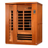 Saunas Dynamic Lugano Elite 3 Person Ultra Low EMF Far Infrared Sauna DYN-6336-02 Elite 