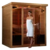 Saunas Golden Designs Monaco 6 Person Near Zero EMF Far Infrared Sauna GDI-6996-01 Elite 