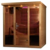 Saunas Golden Designs Monaco 6 Person Near Zero EMF Far Infrared Sauna GDI-6996-01 Elite 