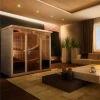 Saunas Golden Designs Monaco 6 Person Near Zero EMF Far Infrared Sauna GDI-6996-01 Elite 