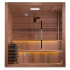 Saunas Golden Designs Kuusamo 6 Person Traditional Sauna – Canadian Red Cedar Interior GDI-7206-01 