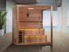 Saunas Golden Designs Kuusamo 6 Person Traditional Sauna – Canadian Red Cedar Interior GDI-7206-01 