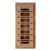 Saunas Golden Designs Sunrise 2 Person Full Spectrum Infrared Sauna with Himalayan Salt Bar GDI-8020-03 