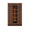 Saunas Golden Designs Sunrise 2 Person Full Spectrum Infrared Sauna with Himalayan Salt Bar GDI-8020-03 