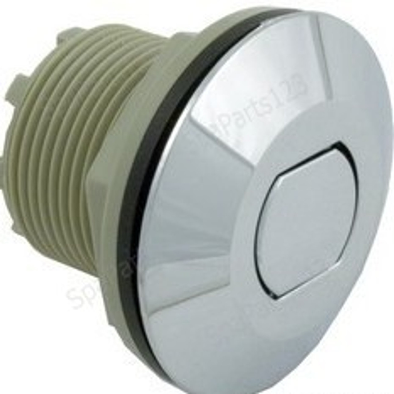 Spa Air Button, Contemporary Flush Button, Chrome SpaParts123