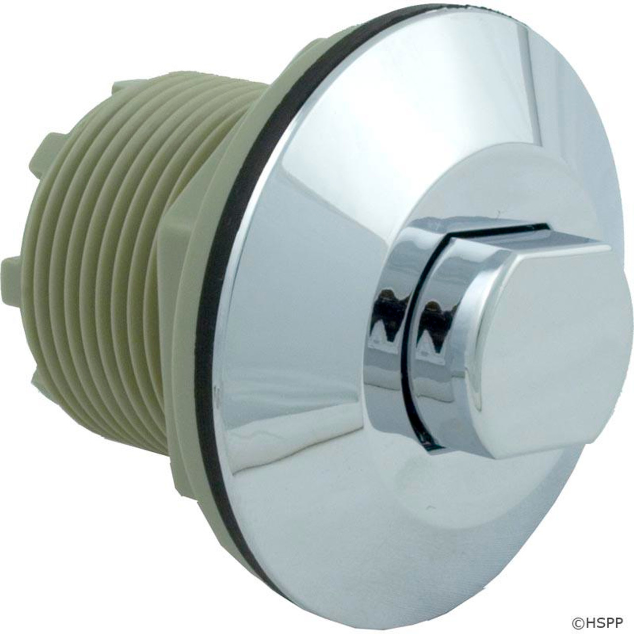 Spa Air Button, Contemporary Button Std, Chrome SpaParts123