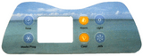 Artesian Spas 11-0034-77, Artesian Spas Overlay, Island, 6 Button, 1 Pump 