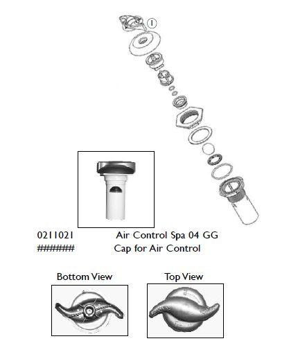 Vita Spas Vita-211021 Vita Spas Air Control Complete, 2004 GG 