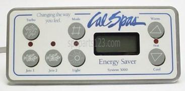Cal Spas ELE09200620 Spa Topside Control Panel SYS3000 W/BLWR 