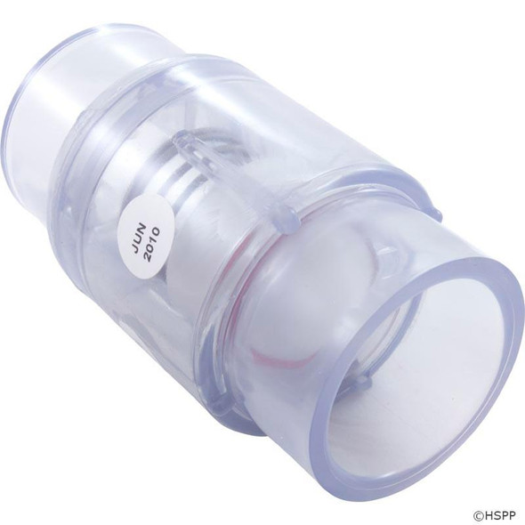  Spring Check Valve,Corr. Res, 1.5"Slip 2"Spg Clear 2Lb (S1052C20CR) Flo Contro 