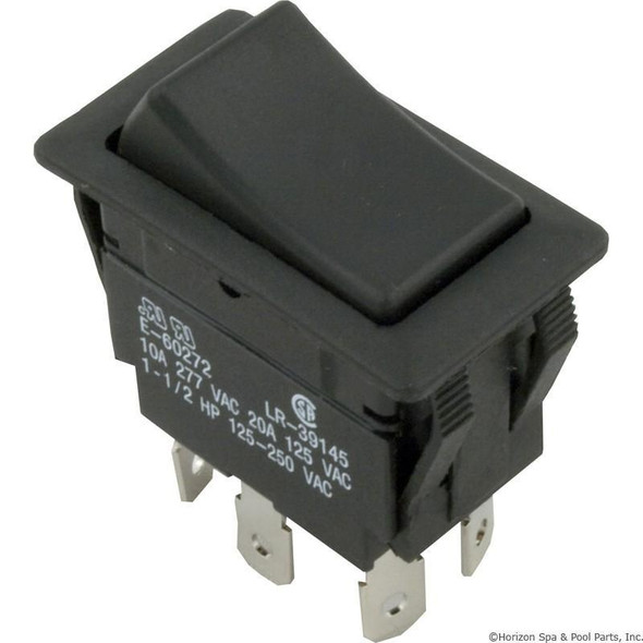  Spa Rocker Switch, DPDT, 240v 