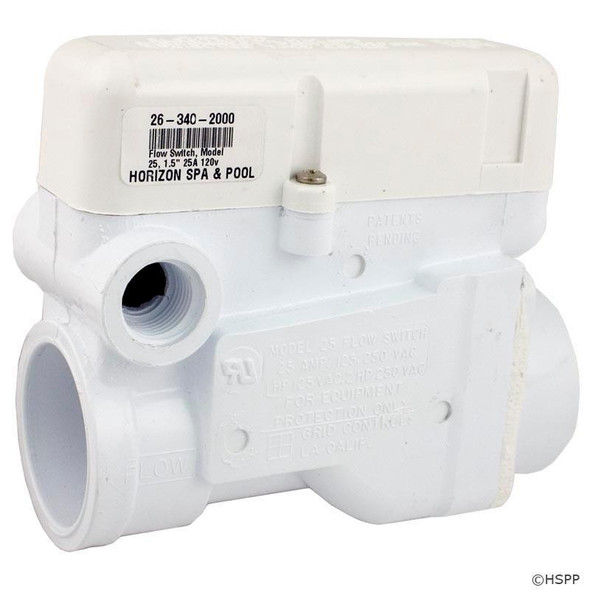  Spa Flow Switch, Model 25, 1.5" 25A 120v 