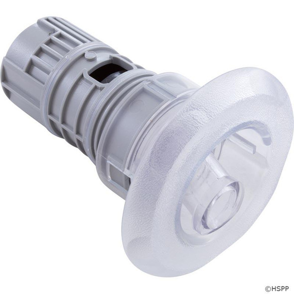 Vita Spas 55-110-1025 Spa Barrel Jet, Turbo Swirl, Scalloped Face, Clear 1 