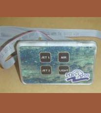  PDC Spas Topside BL70 Lip Mount Remote (1997-2001 Contempra and Ultra) 