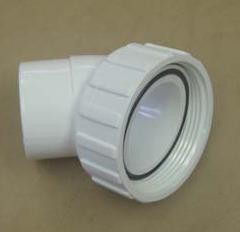  PDC Spas 45° Union for 2 Valve 