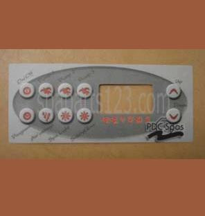 PDC Spas PC Spas Topside Control Inlay 