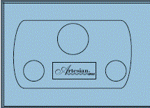 Artesian Spas 26-0100-48, Artesian Spas Filter Lid, Gold Class Series 