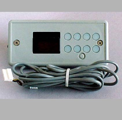  L.A. Spas Upper Control Panel, Quest, Gecko MSPA-MP-LA1, TSC-4, 8 Button, LCD, PL-49900 
