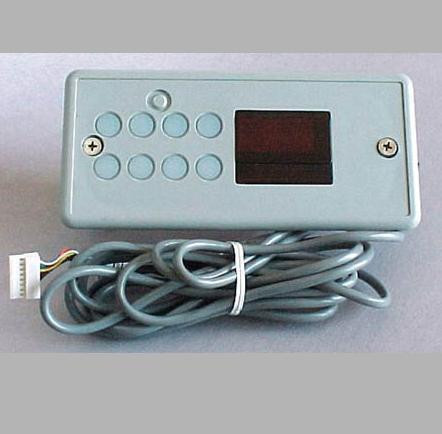  L.A. Spas Upper Control Panel, 3000/2500, Gecko MSPA-MP-LA2, TSC-8, 6 Button, LCD, PL-49920 