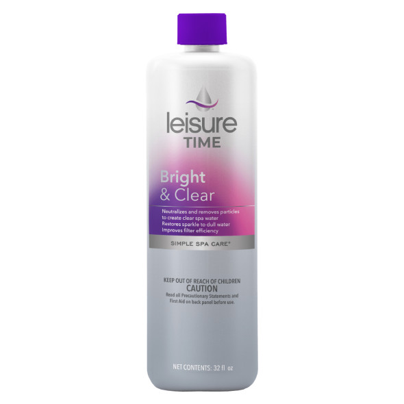 Water Care, Leisure Time, Spa Bright & Clear, 1Qt Bottle
