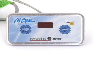 Cal Spas ELE09200776 Cal Spas Topside, 1500, 2 Button Led (2 Pump) 52939, 8 Conductor 