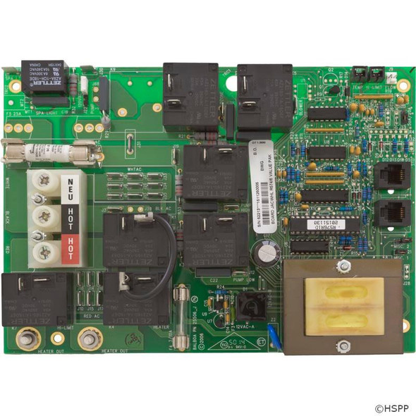 Jacuzzi® Spas Circuit Boards Jacuzzi® Circuit Board Board, R574, R576, Jacuzzi (Topsides 58-138-1160,1162) (52213) BAL52213, 9710-28, R576 