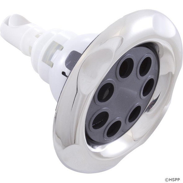  5" CMP Spa Jet Insert, Typhoon 500, Massage, Scallop, SS/Graphite Gray 