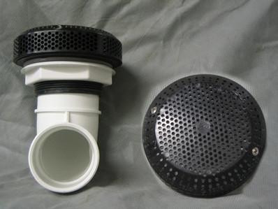  Catalina Spas 2" 90 Degree Super Hi-Flo Suction Black 