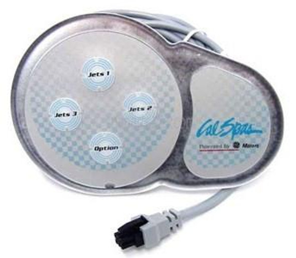 Cal Spas ELE09200852 Cal Spa Topside Control Auxilliary Panel, 53659, JETS 1,2,3, OPTIONS 