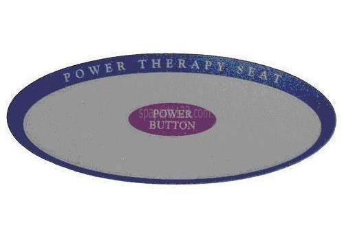 Marquis Spas 650-0465 Marquis Spas Topside Overlay, Simplex, 1998-1999, Coastal Series, 4 1/2" Long 