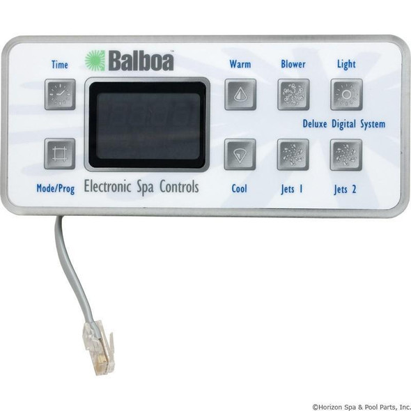  8 Button, 54108 Balboa Topside,  Deluxe M-Series, P1, P2, Bl, Lt 