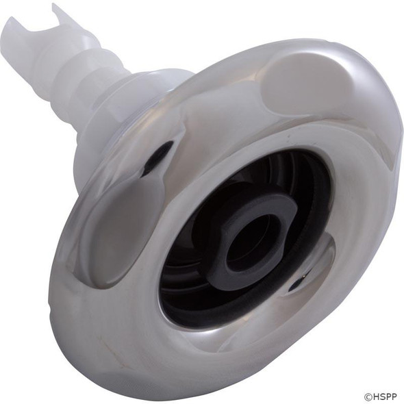  4" CMP Spa Jet Insert, Typhoon 400, Directional, Scallop, SS/Graphite Gray 