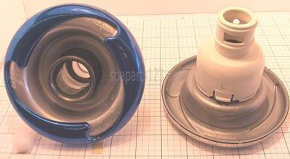 Cal Spas PLU21703629-BLU, 4.75" Cal Spa Jet Insert, Tornado w/Blue SS 