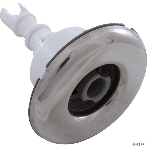 Diamante Spas 3" Scalloped Mini Storm Spa Jet Insert Directional, Gray w/ SS 1 