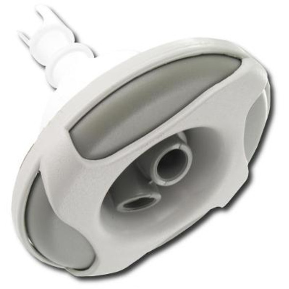 Dimension One Spas 3 1/4" Mini Storm Spa Jet Gray, Twin Roto, 01510-932MSG 