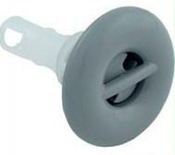 Dimension One Spas 2" Face Cyclone Euro Spa Jet - Swirl Nozzle,Smooth Finish Grey-White 