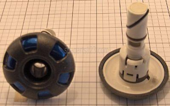 Cal Spas 2" Cal Spa Jet Insert, PLU21703674-BLU, ED Euro, Directional w/ Blue 