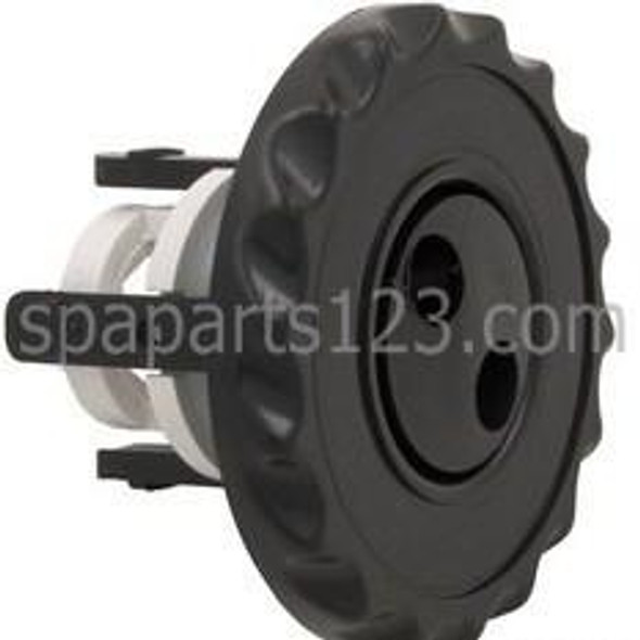 Diamante Spas 2 5/8" Spa Jet, Mini Jet Pulsator Dlx Face, White-Bone-Gray-Black 