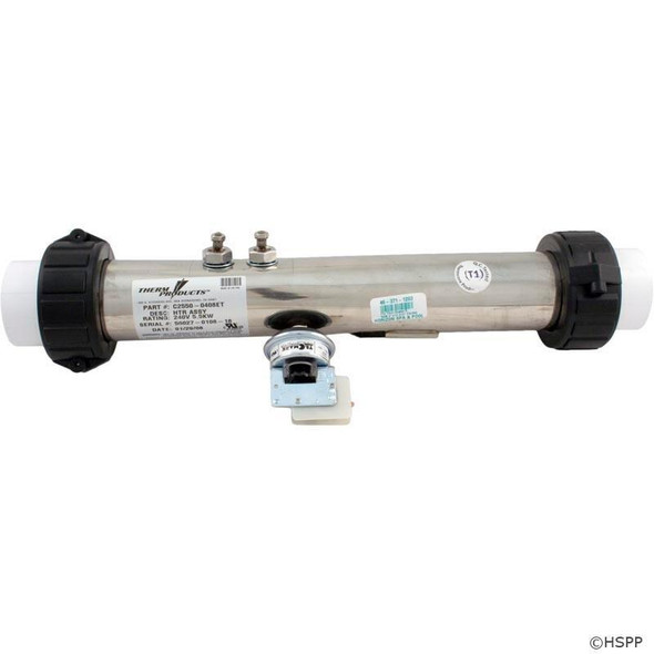 13.3" Spa Builders Great Lakes Spas Flo Thru Heater 5.5kW 2" x 13.313" PS/SBI W/PS  (C2550-0408ET)   13.3" Spa Builders Great Lakes Spas Flo Thru Heater 5.5kW 2" x 13.313" PS/SBI W/PS  (C2550-0408ET)