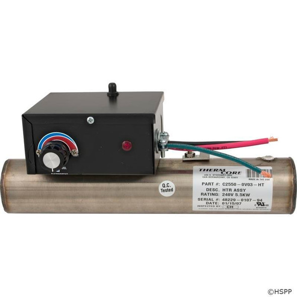11 1/2" Vulcan Heater Assembly 5.5KW-Box, H/L, T-stat, Light (C2550-0V03-HT)   11 1/2" Vulcan Heater Assembly 5.5KW-Box, H/L, T-stat, Light (C2550-0V03-HT)