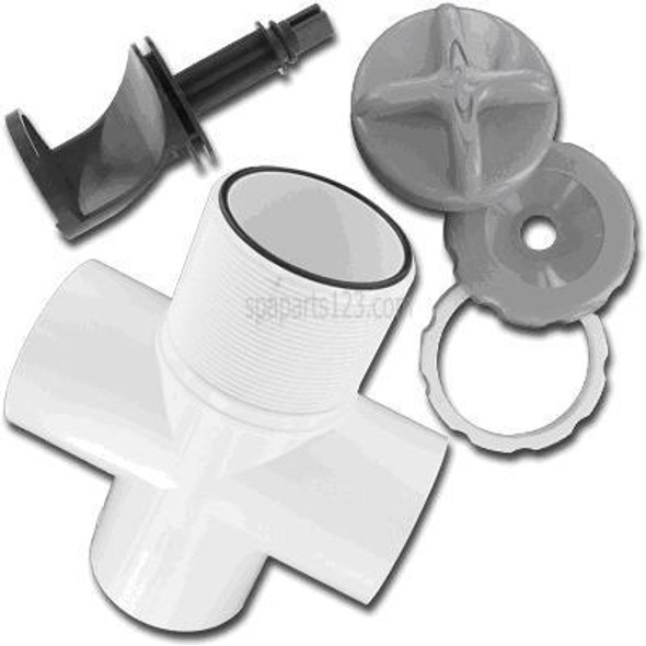 Dimension One Spas 01522-50G Dimension One Spas Selector Valve Assembly (Gray) 