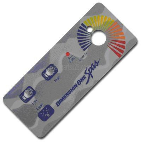 Dimension One Spas 01560-131, D1 Spas Topside Inlay (Blue) '95-'96 SL Models  Dimension One Spas 01560-131, D1 Spas Topside Inlay (Blue) '95-'96 SL Models