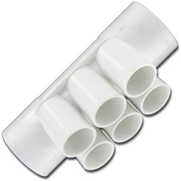 Dimension One Spas 01510-125 D1 Spas 6 Port In-line Manifold (2S x 2S X 1") 