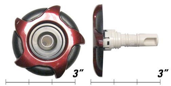 Cal Spas 3" Cal Spa Jet Insert, Red Starfire (MED ) XL, Cluster Storm THD, Directional, PLUCS2295441CAR-8  Cal Spas 3" Cal Spa Jet Insert, Red Starfire (MED ) XL, Cluster Storm THD, Directional, PLUCS2295441CAR-8