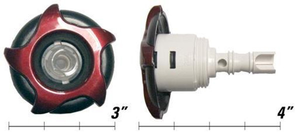 Cal Spas 3" Cal Spa Jet Insert, Red Starfire, Mini Storm THD, Directional, PLUCS2296801CAR-8  Cal Spas 3" Cal Spa Jet Insert, Red Starfire, Mini Storm THD, Directional, PLUCS2296801CAR-8