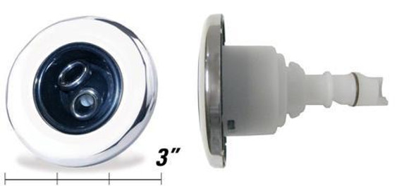 Cal Spas 3" Cal Spa Jet Insert, Pro Lock, Double Roto, SS, PLU29533-132-200  Cal Spas 3" Cal Spa Jet Insert, Pro Lock, Double Roto, SS, PLU29533-132-200