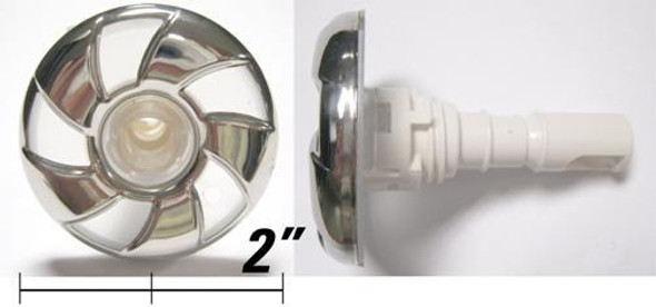 Cal Spas 2" Cal Spa Jet Insert, Candy Cane, Euro (ED) THD, Directional, PLUCS2295058S  Cal Spas 2" Cal Spa Jet Insert, Candy Cane, Euro (ED) THD, Directional, PLUCS2295058S