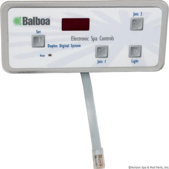 4 Button, 51248 Balboa Topside, Duplex Digital, P1, P2, Lt. LED   4 Button, 51248 Balboa Topside, Duplex Digital, P1, P2, Lt. LED