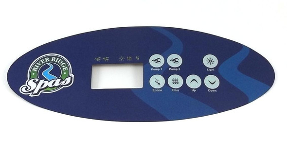 Dynasty Spas 12456 Dynasty Spas Topside Overlay, K-52, SSPA-MP, River Ridge Logo  K-52-DY5  Dynasty Spas 12456 Dynasty Spas Topside Overlay, K-52, SSPA-MP, River Ridge Logo  K-52-DY5